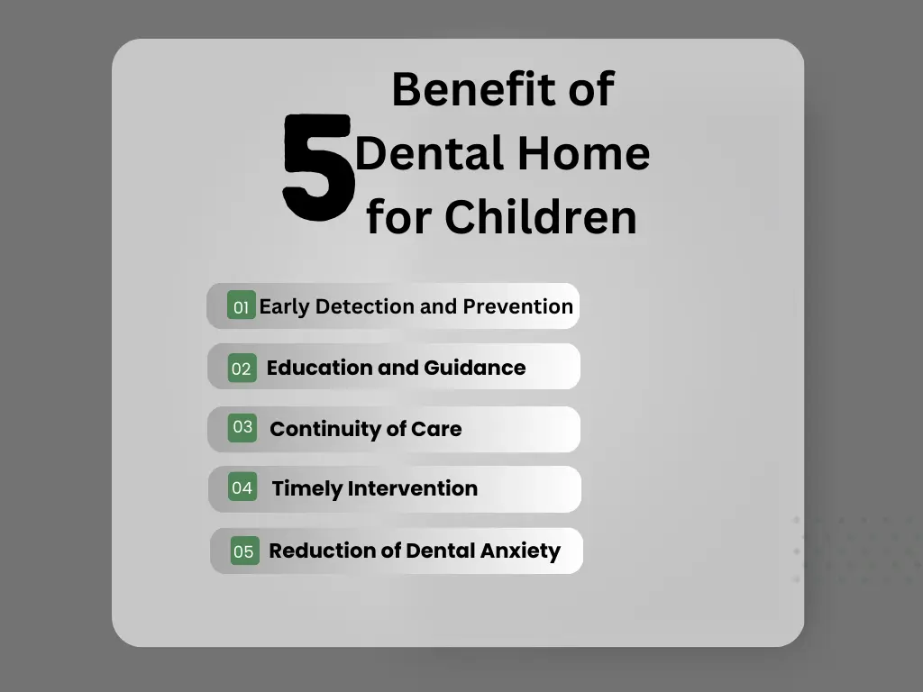 5 benefits of dental home for children